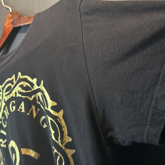 Rich Gang black and gold short sleeve T-shirt - Picture 3 of 7